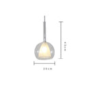 GobekUsa Designer Glass Chandelier Pendant Light for Dining Room Kitchen Loft Home Decor