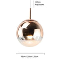 GobekUsa Ball Pendant Lights Modern Nordic Chandeliers for Bedroom Living Room