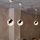 GobekUsa Ball Pendant Lights Modern Nordic Chandeliers for Bedroom Living Room