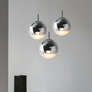 GobekUsa Ball Pendant Lights Modern Nordic Chandeliers for Bedroom Living Room