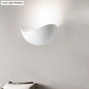 GobekUsa Modern Metallic Wall Washer Light - LED Black/White Wall Sconce for Bedside with Warm/White Lighting