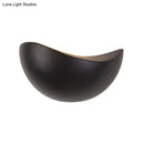 GobekUsa Modern Metallic Wall Washer Light - LED Black/White Wall Sconce for Bedside with Warm/White Lighting
