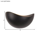 GobekUsa Modern Metallic Wall Washer Light - LED Black/White Wall Sconce for Bedside with Warm/White Lighting