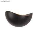 GobekUsa Modern Metallic Wall Washer Light - LED Black/White Wall Sconce for Bedside with Warm/White Lighting