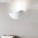GobekUsa Modern Metallic Wall Washer Light - LED Black/White Wall Sconce for Bedside with Warm/White Lighting