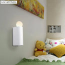 GobekUsa Modern LED Milk Glass Wall Lamp with White Ball Design, Available in Small, Medium, and Large Sizes, White or Warm Light