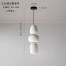 GobekUsa Glass Ball Pendant Light: Modern Milky White LED Hanging Lamp for Dining Table