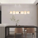 GobekUsa Glass Ball Pendant Light: Modern Milky White LED Hanging Lamp for Dining Table