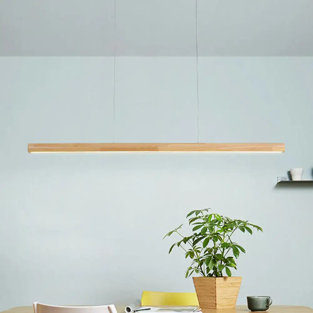 GobekUsa Woodwork Island Pendant Light - Modern Minimalism for Dining Table, photo 3 of 4