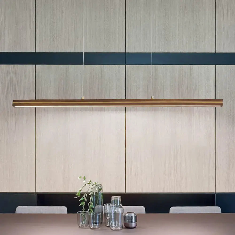 GobekUsa Woodwork Island Pendant Light - Modern Minimalism for Dining Table, photo 4 of 4