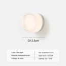 GobekUsa Amber Jelly LED Wall Sconce Light for Bedside Room Decor, Smoke Grey