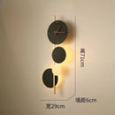 GobekUsa LED Wall Clock Sconce for Bedroom Living Room Home Decor Lighting