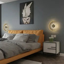 GobekUsa LED Wall Clock Sconce for Bedroom Living Room Home Decor Lighting