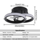 GobekUsa Acrylic LED Ceiling Lamp: Modern Home Decor Lighting for Bedroom, Hallway, and Aisle