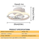 GobekUsa Acrylic LED Ceiling Lamp: Modern Home Decor Lighting for Bedroom, Hallway, and Aisle