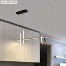 GobekUsa Black Acrylic LED Island Pendant Light