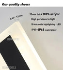 GobekUsa Aluminum Waterproof LED Outdoor Wall Lamp IP65 IP68 for Villa Courtyard