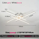 GobekUsa Black Chandelier LED Ceiling Lamp: Nordic Minimalist Square Bedroom Living Room Lighting