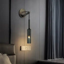 GobekUsa Crystal Wall Lamp: Luxury Copper Bedside & Living Room Light Fixtures