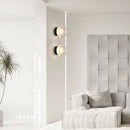 GobekUsa Elegant Glass LED Wall Sconce for Luxury Lighting in Bedroom and Aisle
