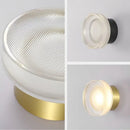 GobekUsa Elegant Glass LED Wall Sconce for Luxury Lighting in Bedroom and Aisle