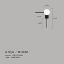 GobekUsa Glass Ball Wall Lights for Modern Home Decor and Artistic Lighting