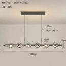 GobekUsa Glass LED Chandelier Pendant Light for Home Bedroom Foyer Lighting