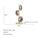 GobekUsa Glass Shade LED Floor Lamp for Home Decor, Living Room, Bedroom, Minimalist Design