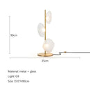 GobekUsa Glass Shade LED Floor Lamp for Home Decor, Living Room, Bedroom, Minimalist Design