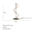 GobekUsa Glass Shade LED Floor Lamp for Home Decor, Living Room, Bedroom, Minimalist Design