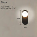 GobekUsa Frosted Glass Ball LED Wall Lamp for Bedroom and Corridor