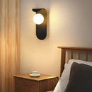 GobekUsa Frosted Glass Ball LED Wall Lamp for Bedroom and Corridor