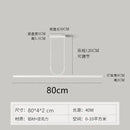 GobekUsa Black LED Ceiling Chandelier: Modern Simple Kitchen Island Pendant Lamp for Home Decor