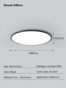 GobekUsa LED Ceiling Lamp: Modern Minimalist Rectangular Design for Living room, Bedroom, Indoor Lighting