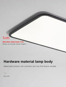 GobekUsa LED Ceiling Lamp: Modern Minimalist Rectangular Design for Living room, Bedroom, Indoor Lighting