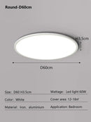 GobekUsa LED Ceiling Lamp: Modern Minimalist Rectangular Design for Living room, Bedroom, Indoor Lighting
