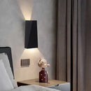 Modern minimalist black led wall lamp bedroom reading light by Decorbites