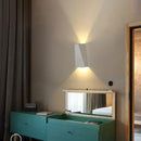 Modern minimalist black led wall lamp bedroom reading light by Decorbites