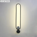 GobekUsa Sleek Rotatable Black LED Wall Mounted Sconce Light with Simplicity Design