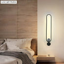 GobekUsa Sleek Rotatable Black LED Wall Mounted Sconce Light with Simplicity Design