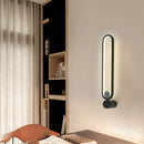 GobekUsa Sleek Rotatable Black LED Wall Mounted Sconce Light with Simplicity Design