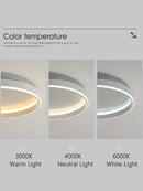 GobekUsa Bedroom Lamp Ceiling Lights Modern Minimalist Master Bedroom Warm LED Lighting