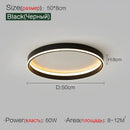 GobekUsa Bedroom Lamp Ceiling Lights Modern Minimalist Master Bedroom Warm LED Lighting