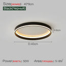 GobekUsa Bedroom Lamp Ceiling Lights Modern Minimalist Master Bedroom Warm LED Lighting