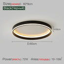 GobekUsa Bedroom Lamp Ceiling Lights Modern Minimalist Master Bedroom Warm LED Lighting