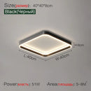 GobekUsa Bedroom Lamp Ceiling Lights Modern Minimalist Master Bedroom Warm LED Lighting