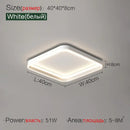 GobekUsa Bedroom Lamp Ceiling Lights Modern Minimalist Master Bedroom Warm LED Lighting