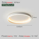 GobekUsa Bedroom Lamp Ceiling Lights Modern Minimalist Master Bedroom Warm LED Lighting