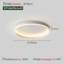 GobekUsa Bedroom Lamp Ceiling Lights Modern Minimalist Master Bedroom Warm LED Lighting