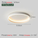 GobekUsa Bedroom Lamp Ceiling Lights Modern Minimalist Master Bedroom Warm LED Lighting